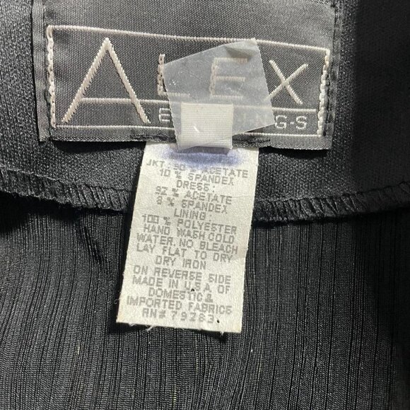 Alex Evenings 14  Top Blouse  Zip Up Blazer Sparkly Glitter Evening Holidays - Picture 6 of 6